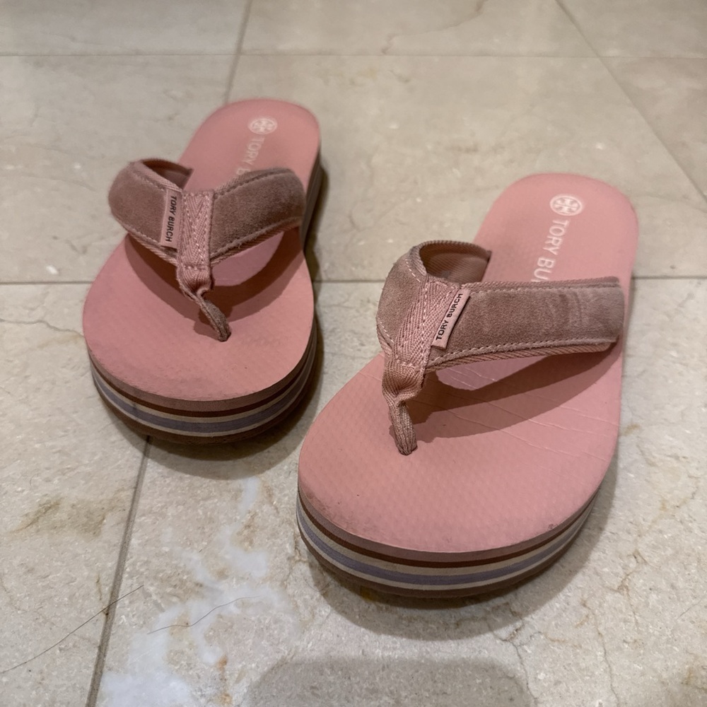 Tory Burch Blush Pink Platform Sandals